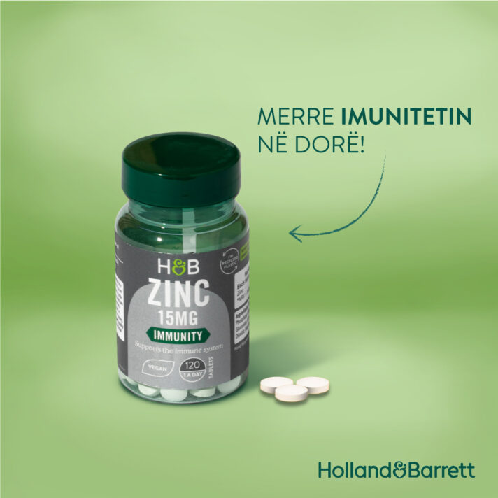 Zinc15mg High Strength 120tablets Holland & Barrett