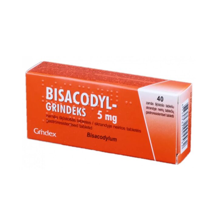 Bisacodyl Grindeks 5 Mg X 40 Tableta