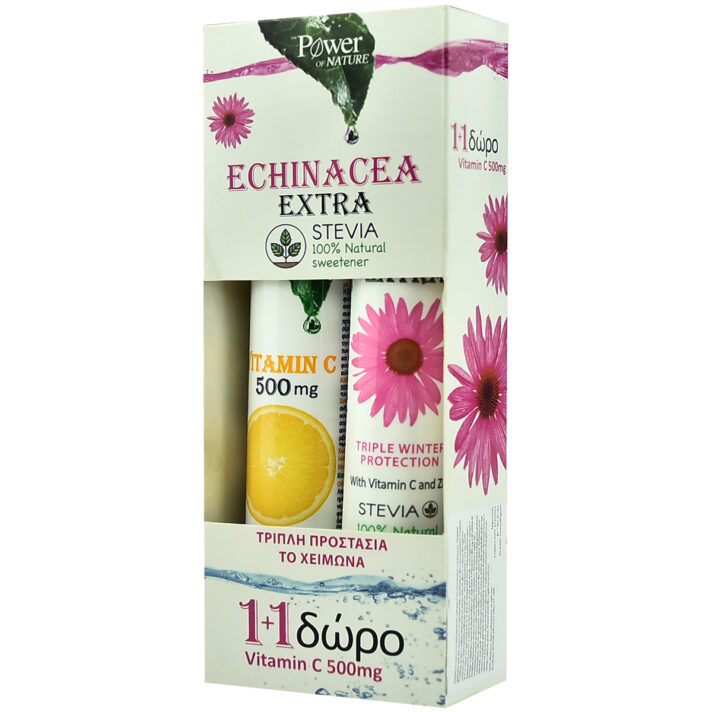 POWER OF NATURE ECHINACEA EXTRA & VITAMIN C - 24 TABLETA EFERVESHENTE